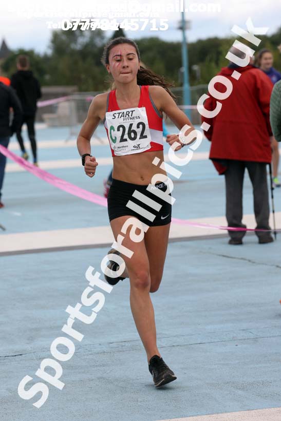 Senior womens 4 stage relay, Northern Senior 6 and 4 and Junior Stage Road Relays, SportsCity, Manchester. Photo:  David T. Hewitson/Sports for All Pics
